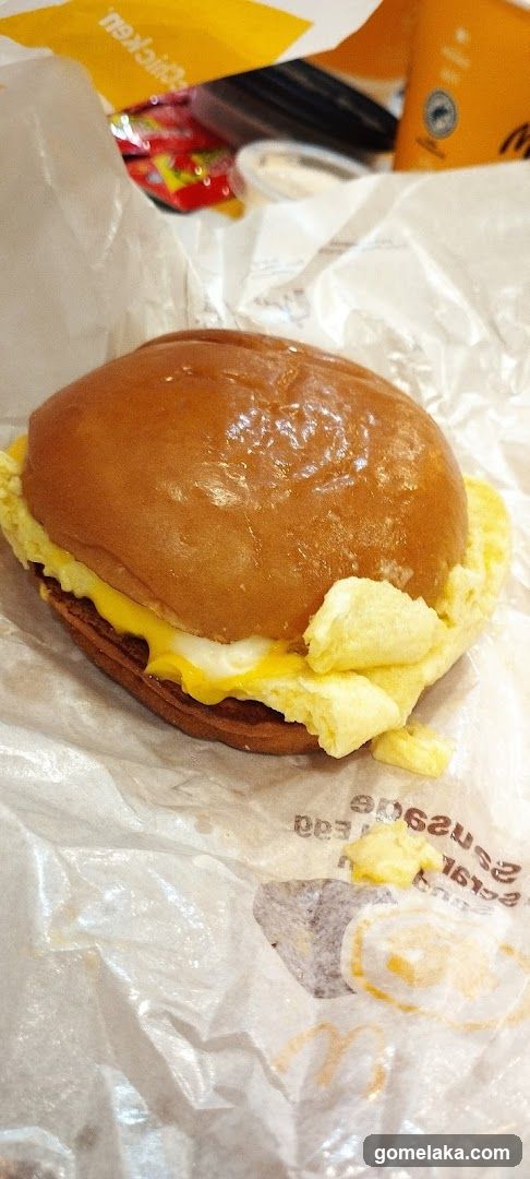 Food Item on Wrapper