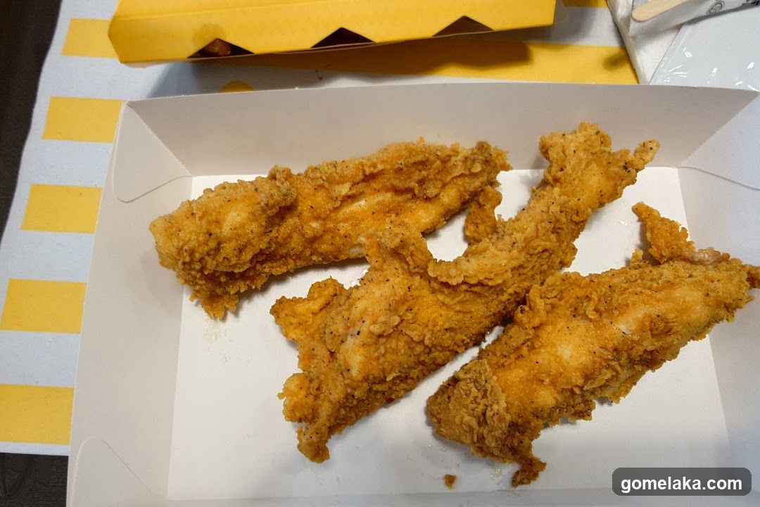 Fried Chicken Strips in Box