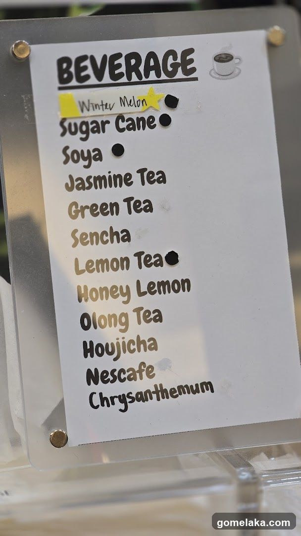 Beverage Menu