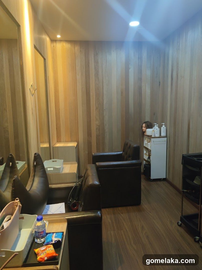 Interior of a salon or beauty service room