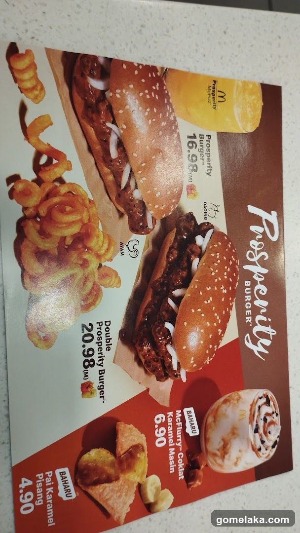 Freshenity Burger Menu