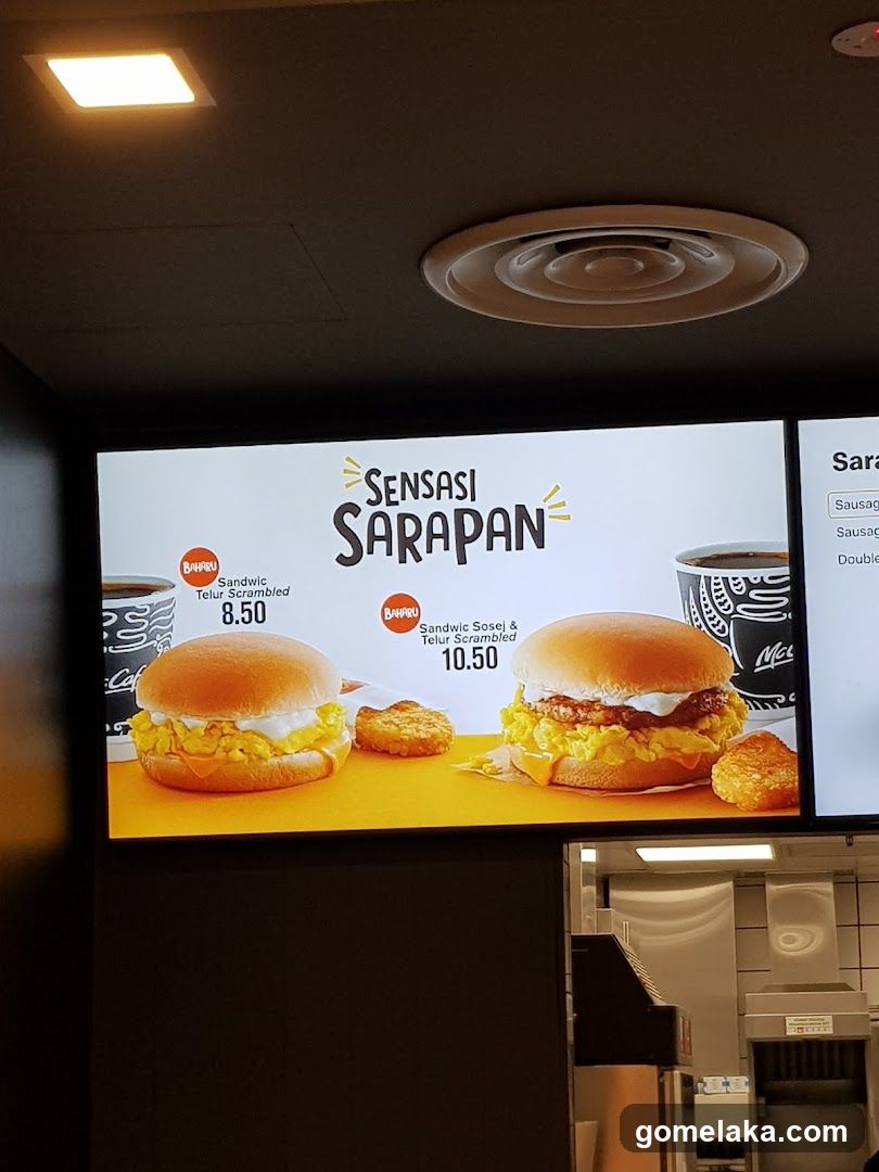 Sensasi Sarapan Menu Board