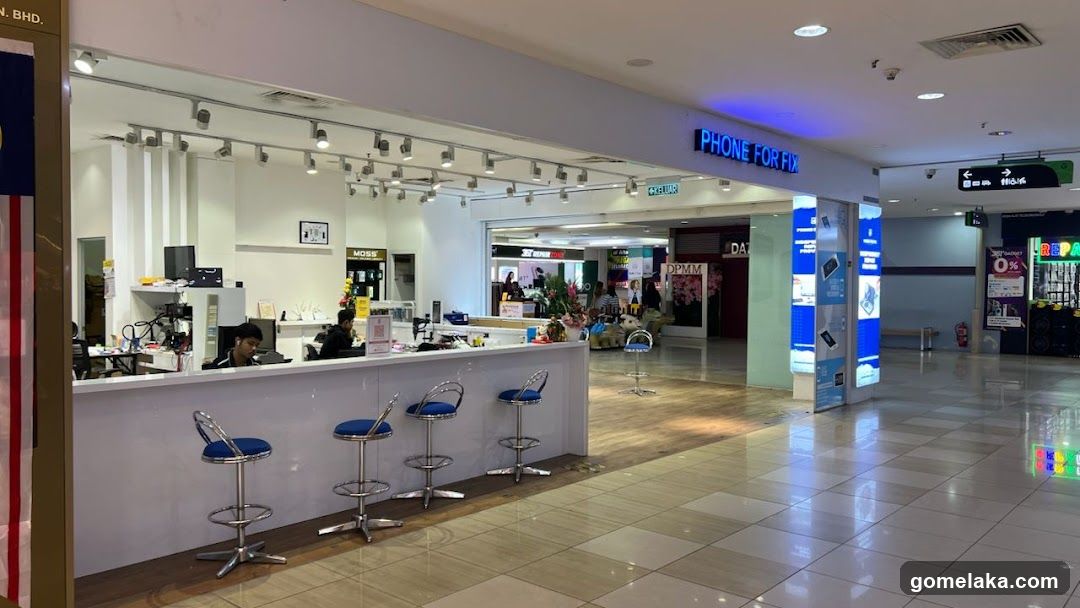 Phone Repair Shop Interior