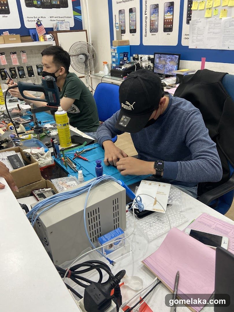 Phone Repair Shop Interior