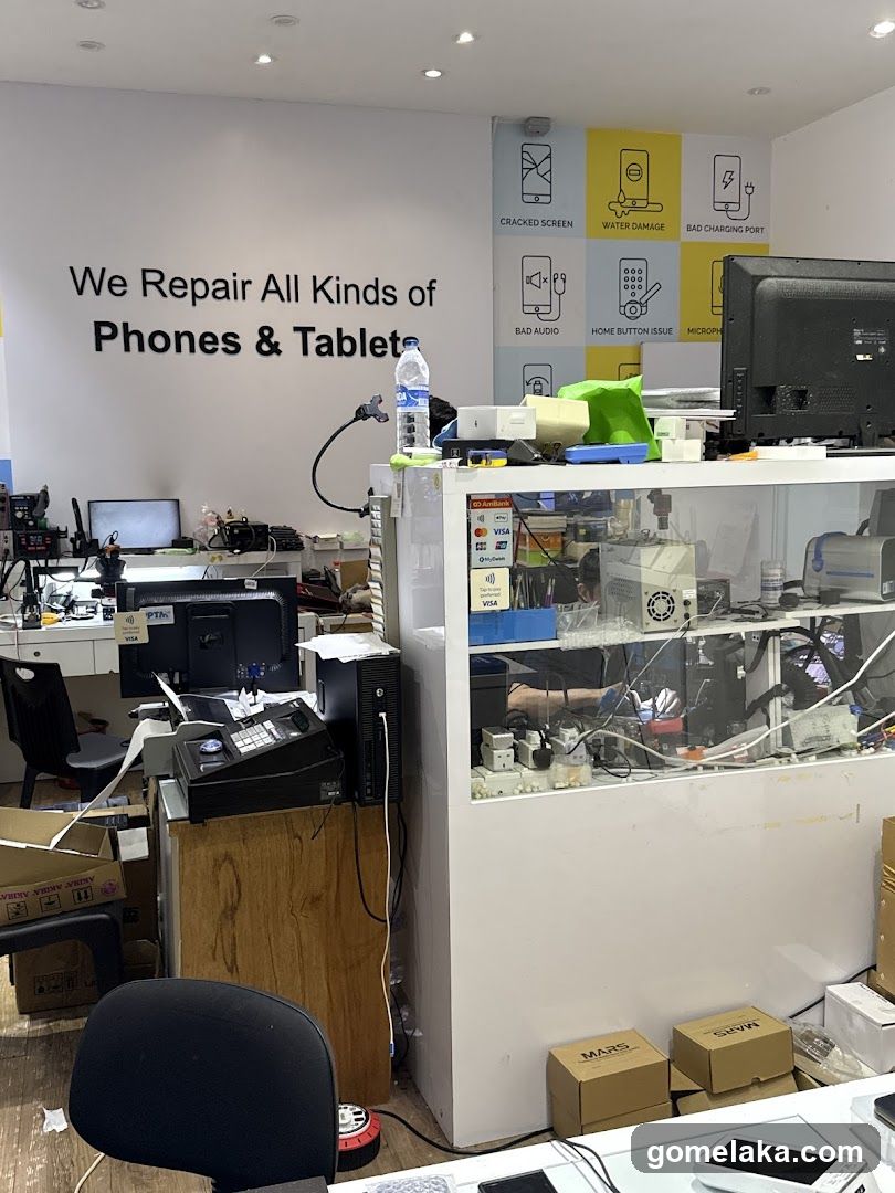Phone and Tablet Repair Shop Interior