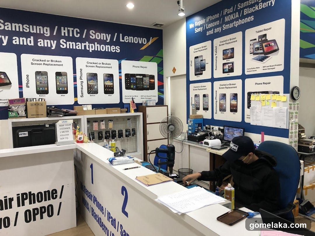 Phone Repair Shop Interior