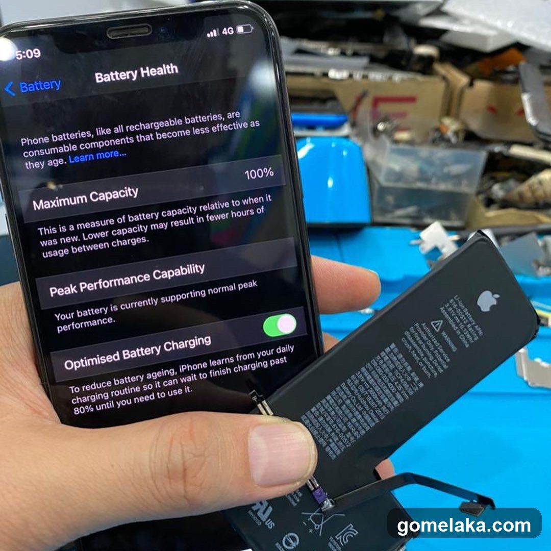 iPhone Battery Health and Replacement