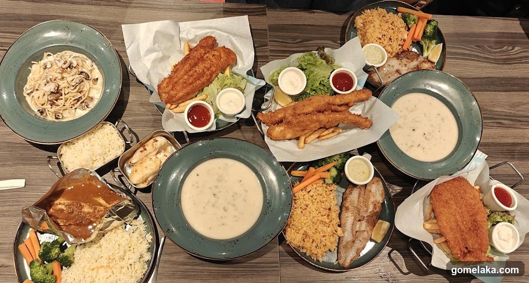 Food Spread on Table