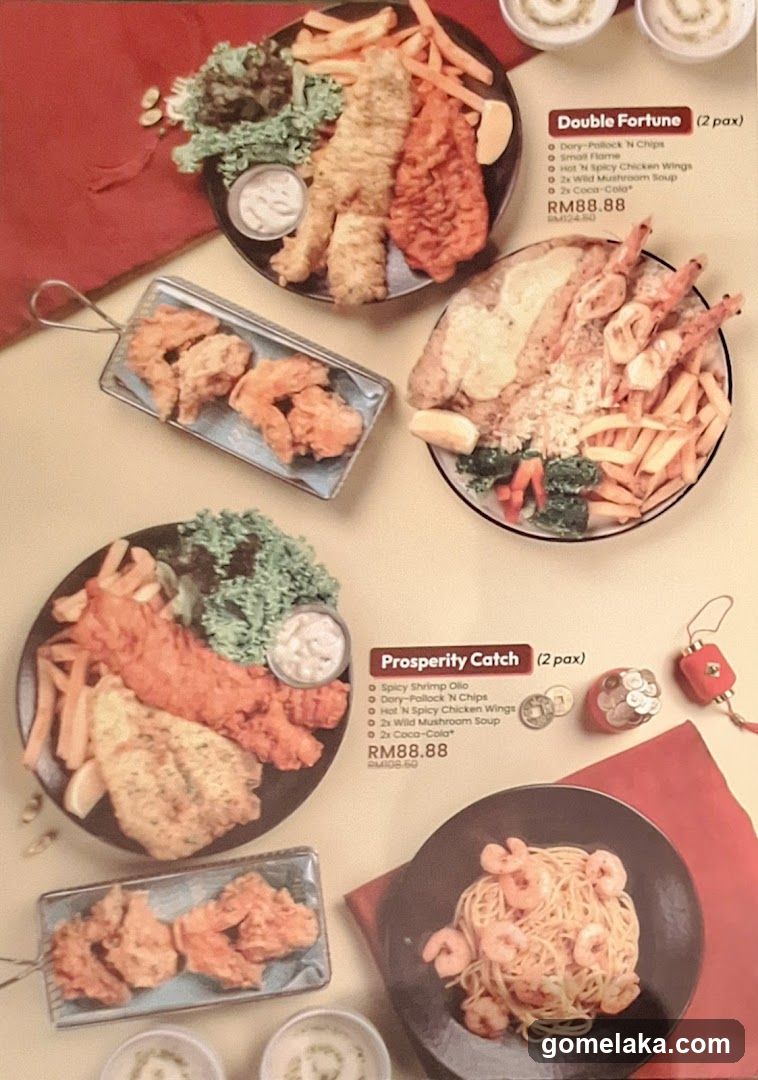 Restaurant Menu Display