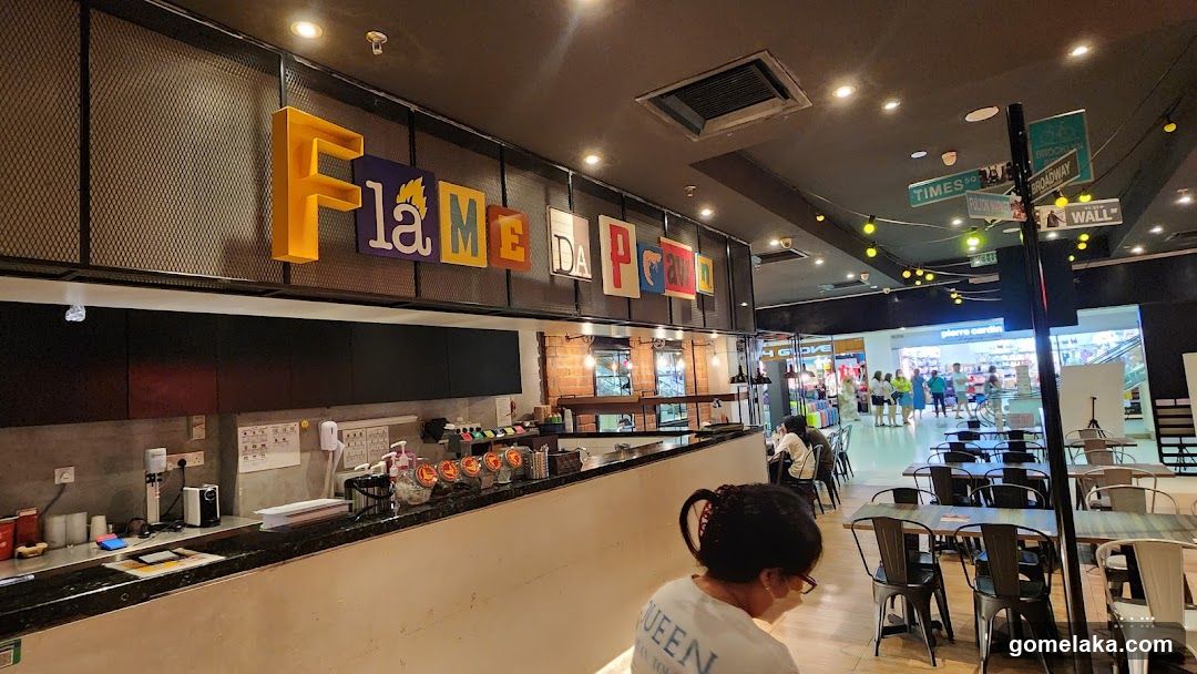 Interior of a food establishment