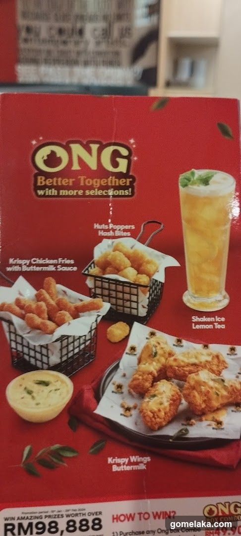 ONG Menu Board