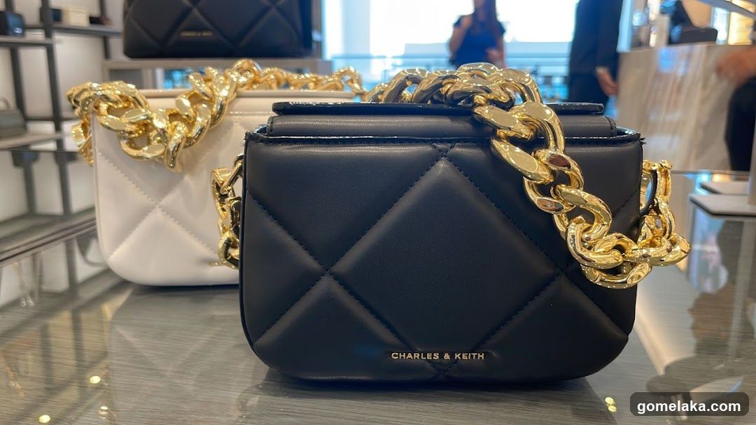 Charles & Keith Handbags Display