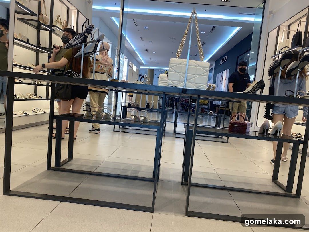 Interior of a retail store