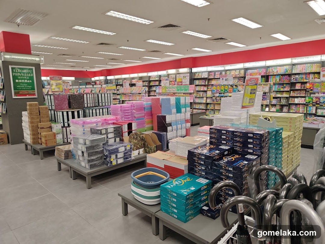 Interior of a retail store