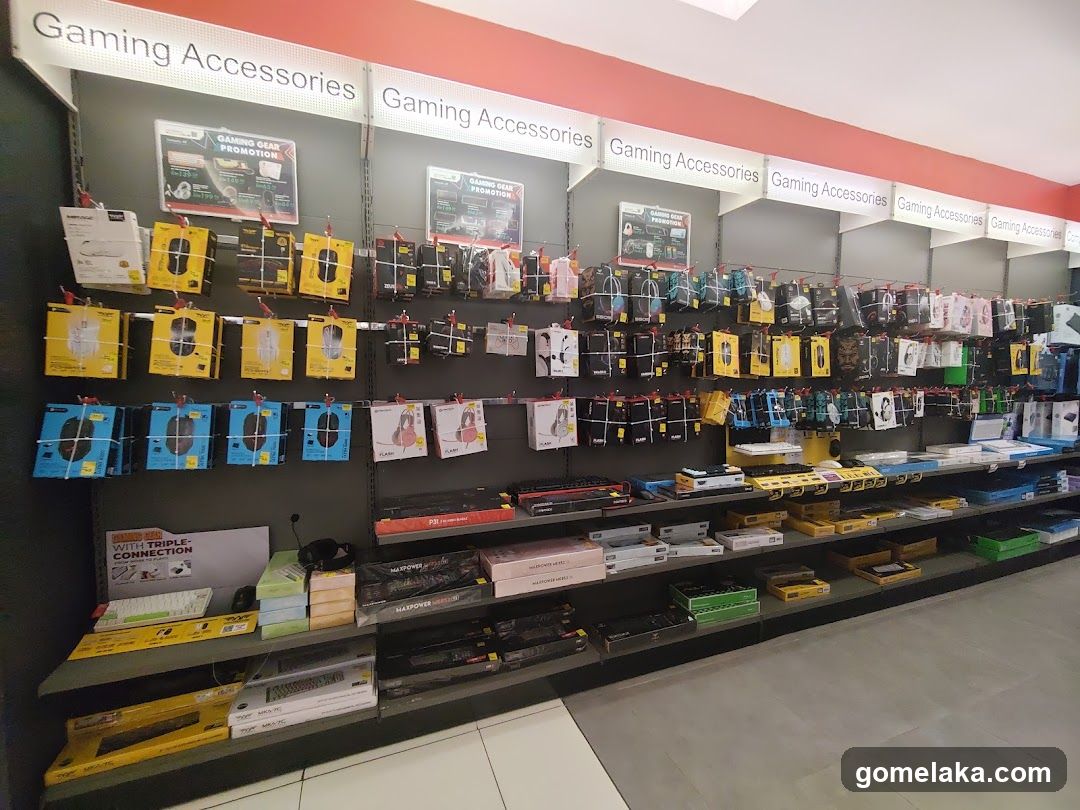 Gaming Accessories Store Interior