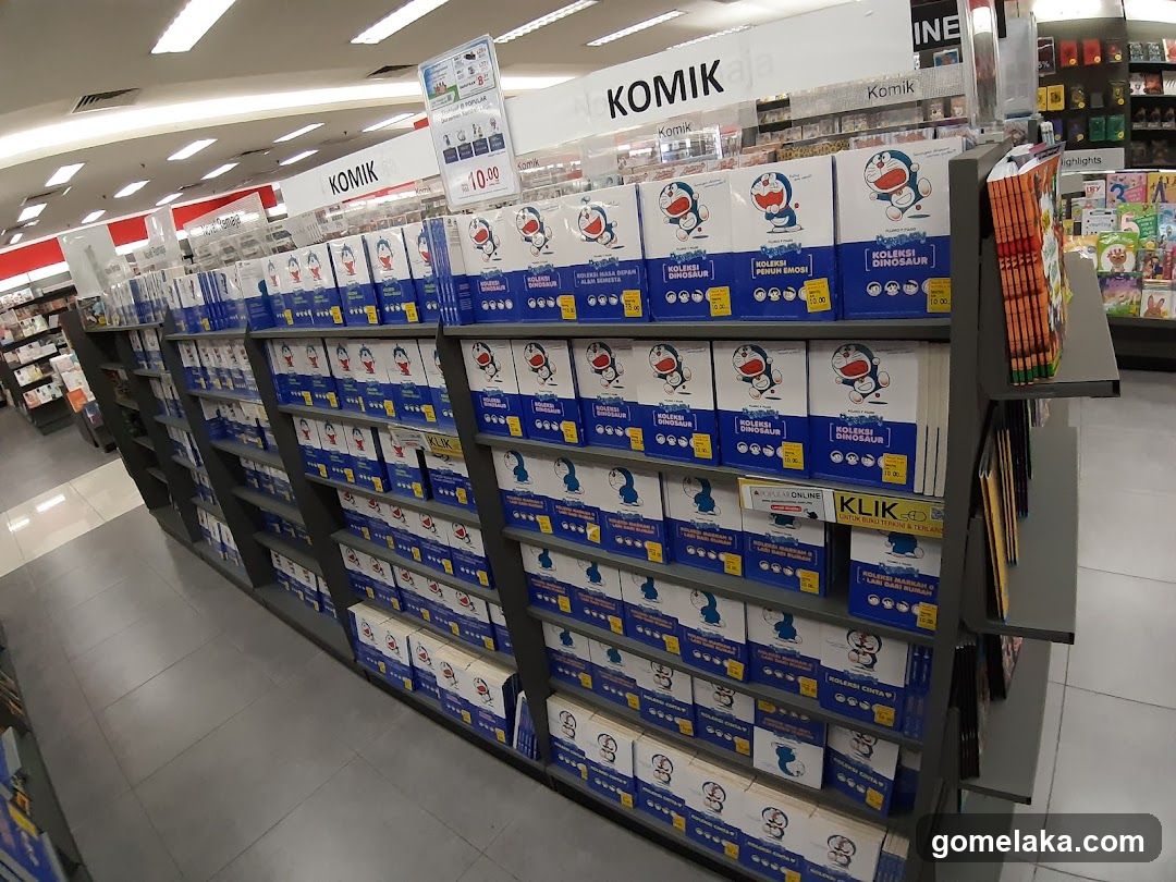 Comic Section in Retail Store