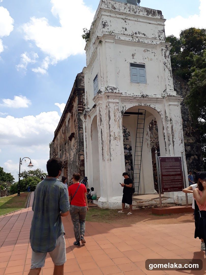 Historic Building Exterior with Visitors