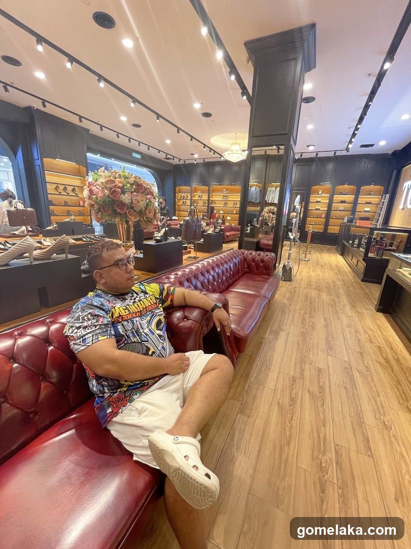 Interior of a retail store
