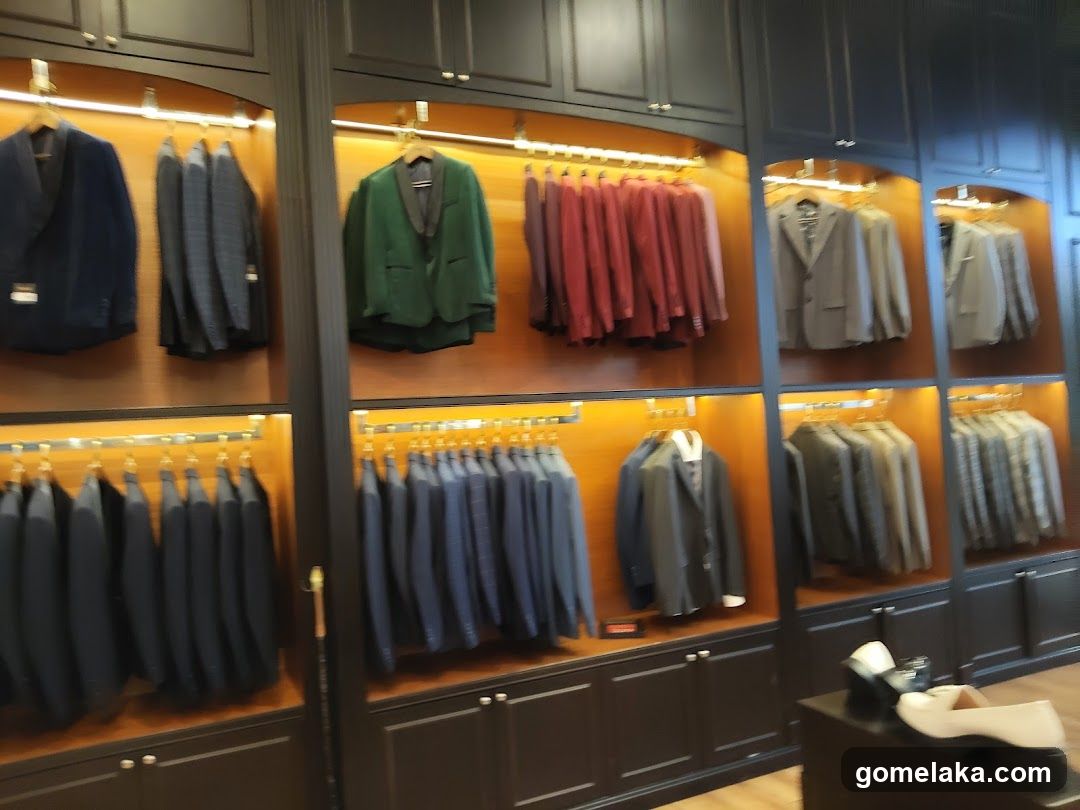 Men's Suit Store Interior