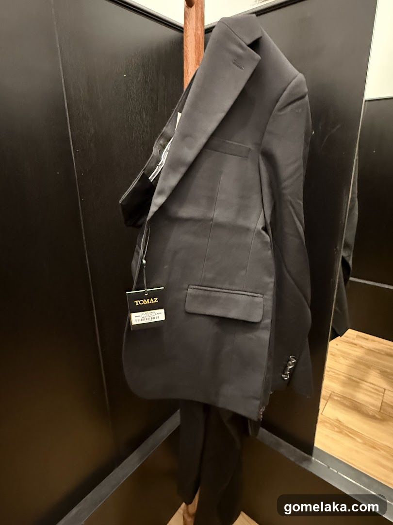Black Suit on Display