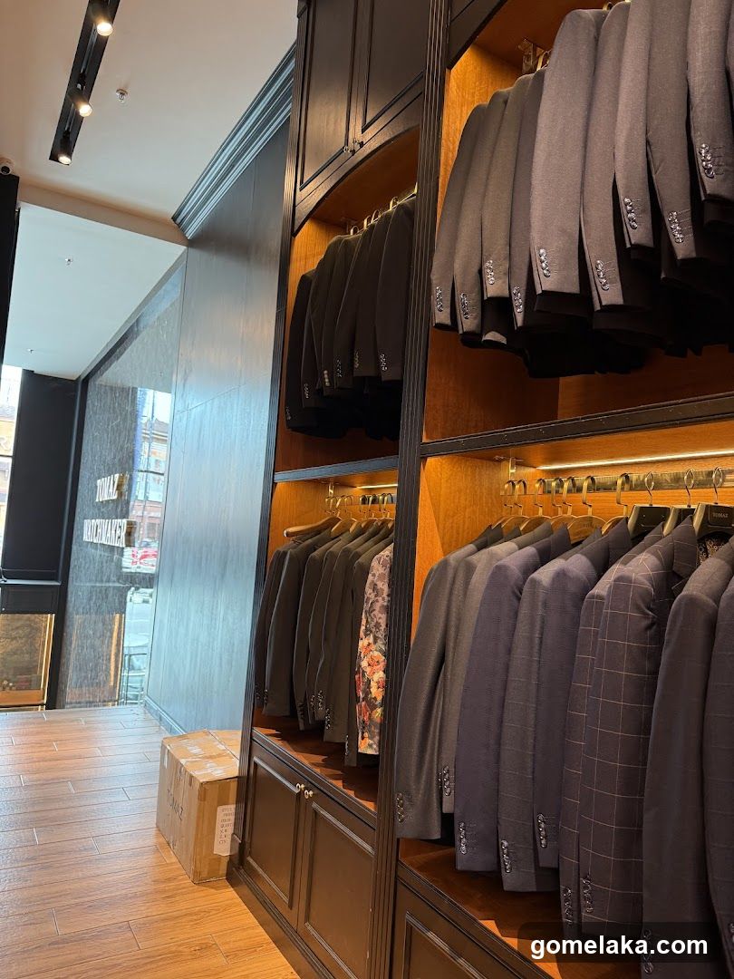 Interior of a clothing store
