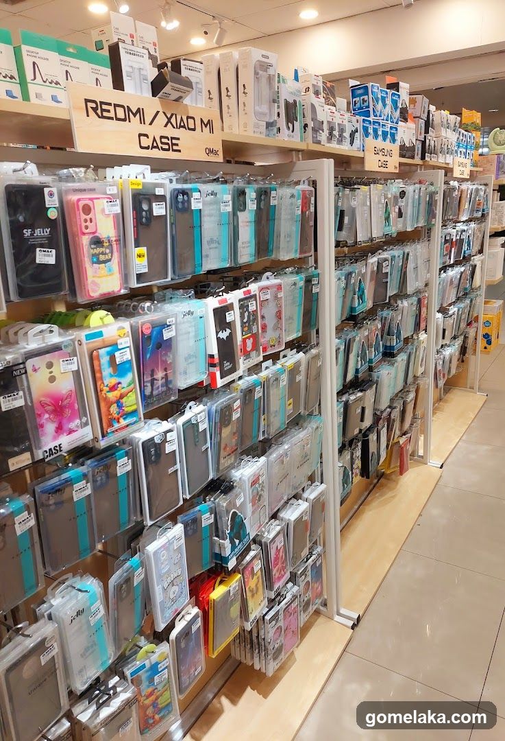 Phone Case Store Interior