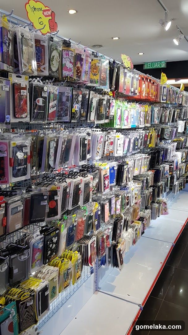 Phone Case Store Interior