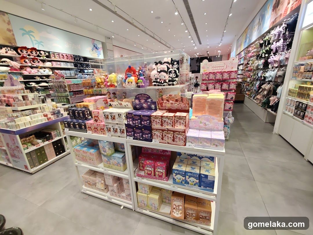 Interior of a retail store