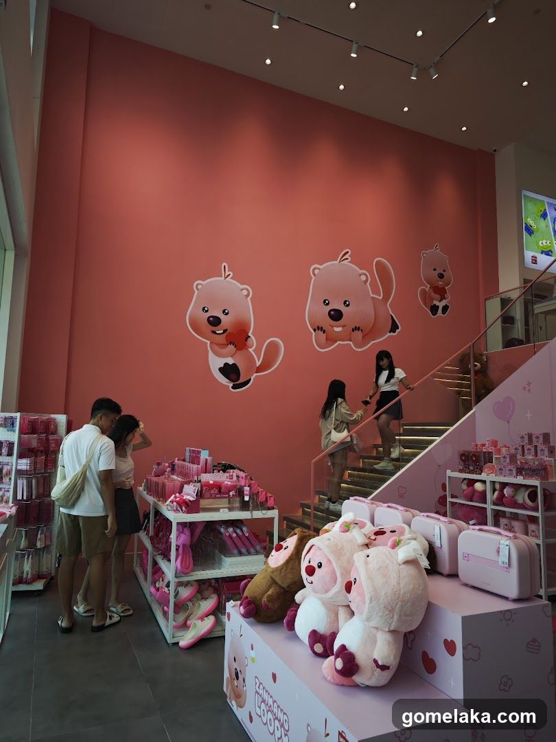 Interior of a themed retail store