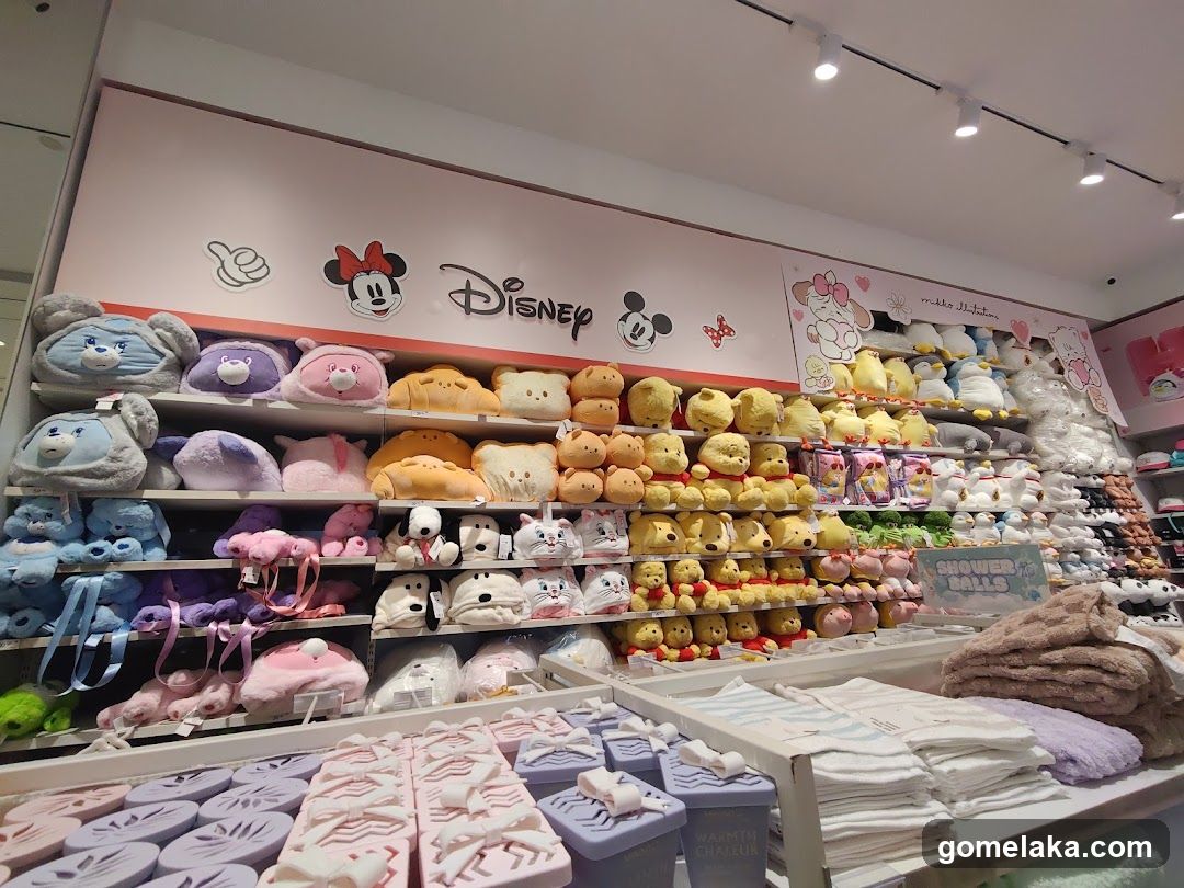 Disney-themed merchandise store interior