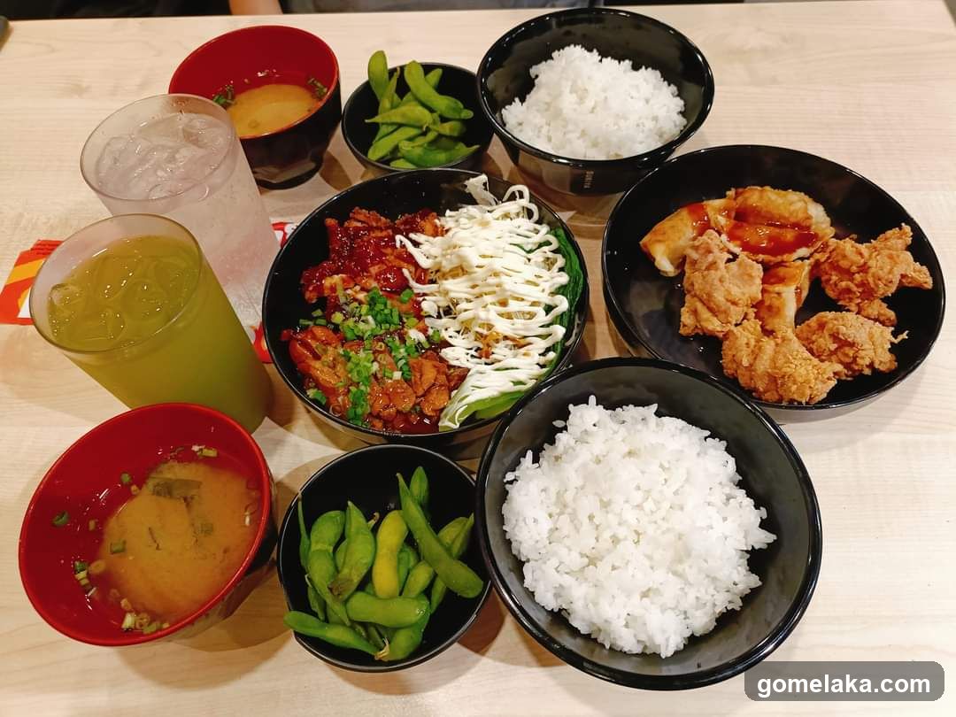 Food Spread on Table