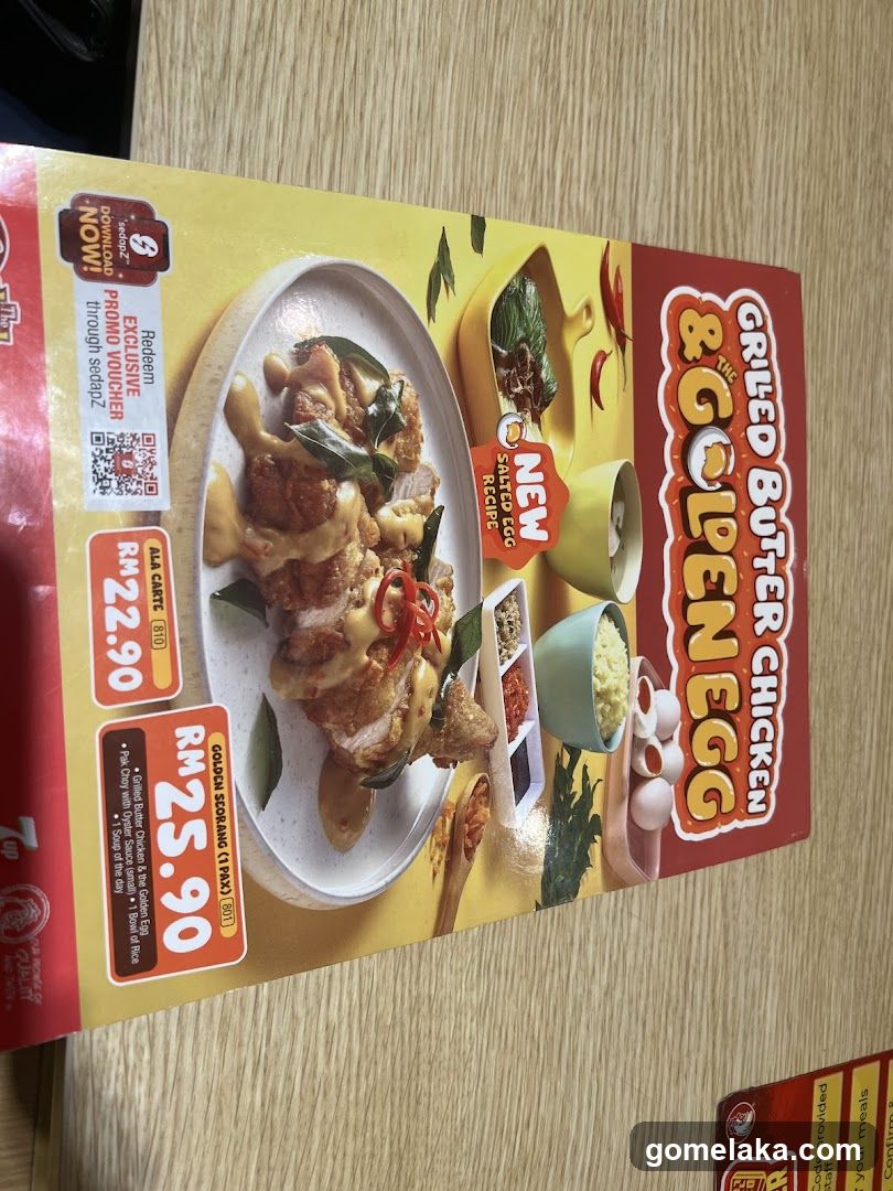 Restaurant Menu Flyer