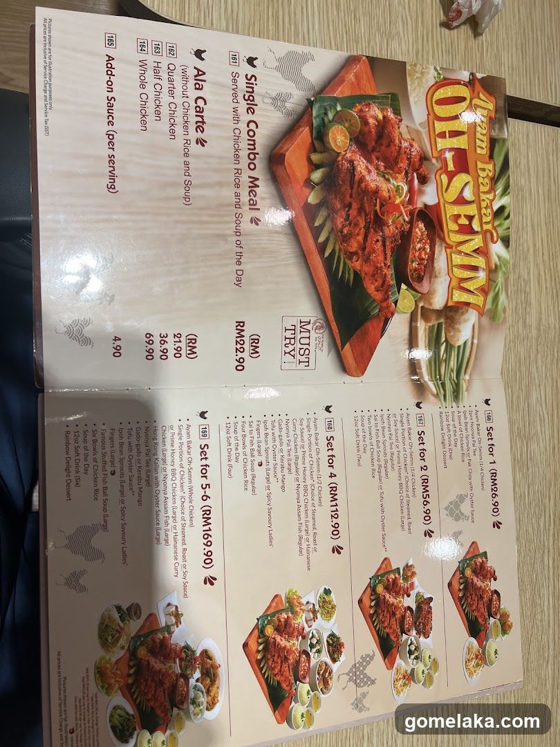 MUST TRY Menu