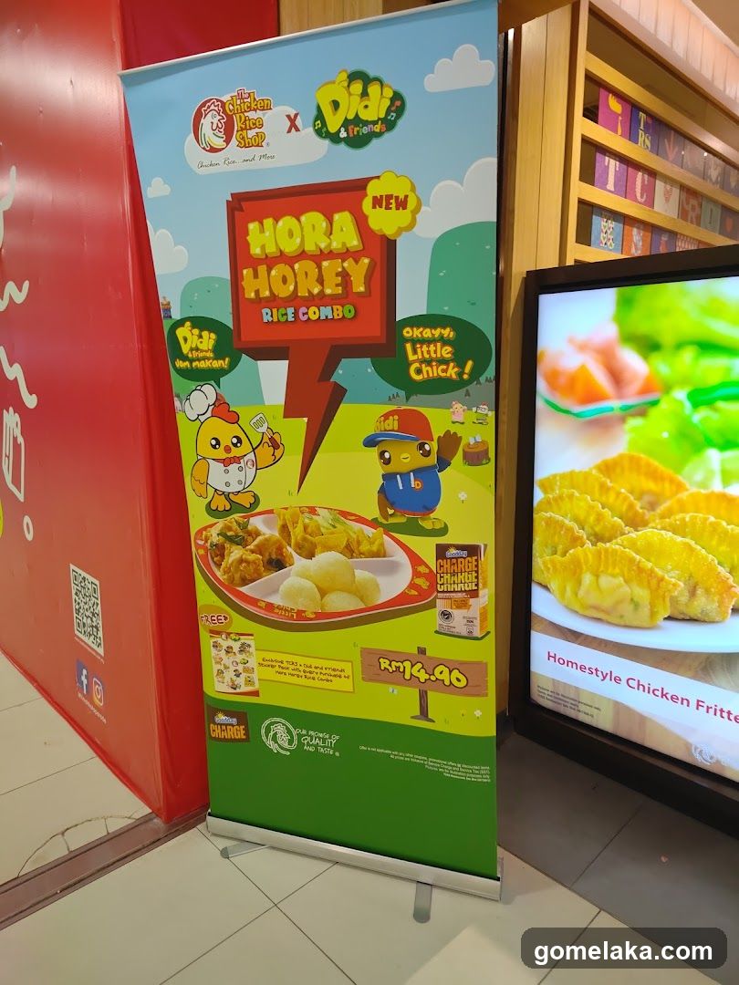Promotional Standee in Food Court