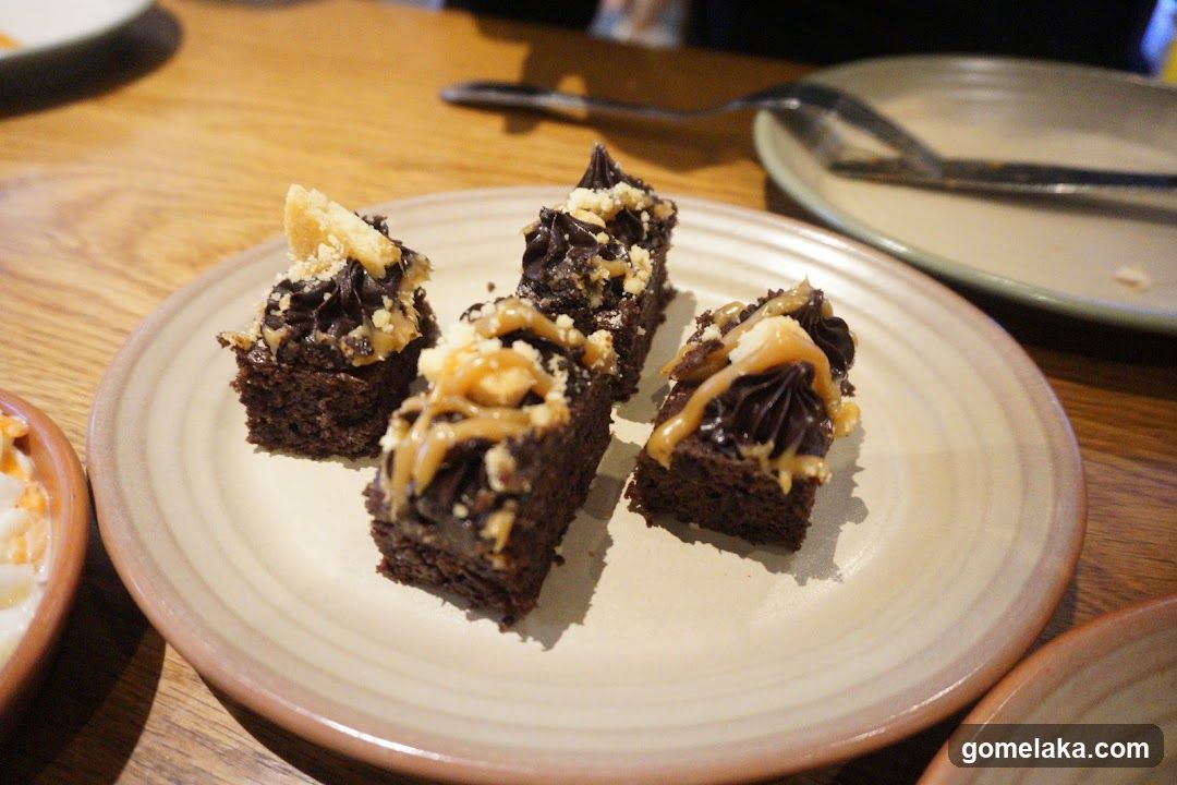 Chocolate Brownies on Plate