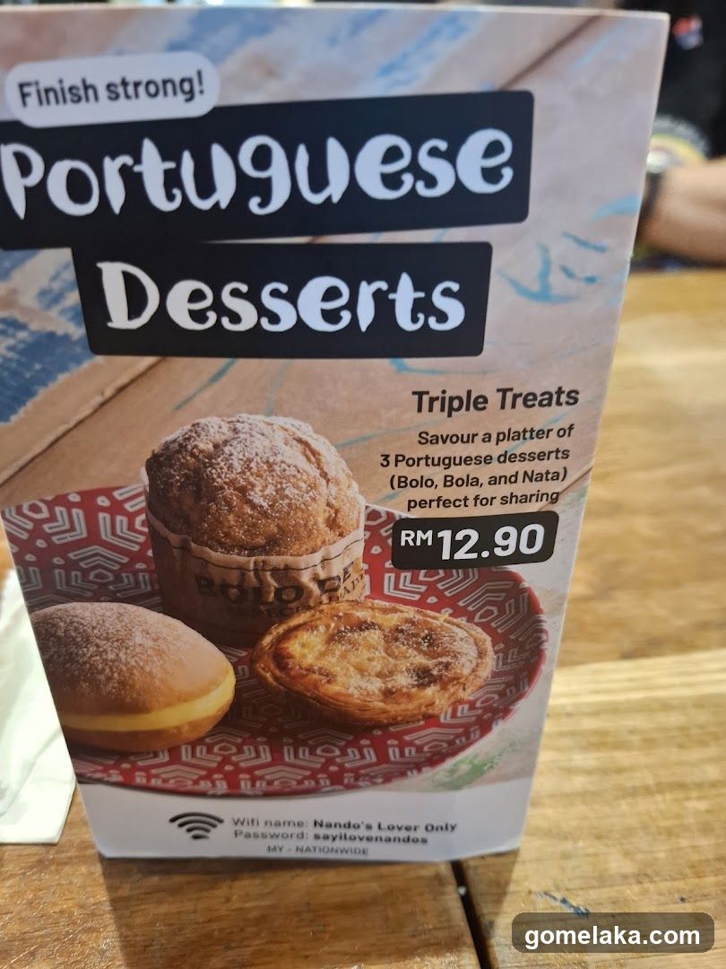 Portuguese Desserts Platter