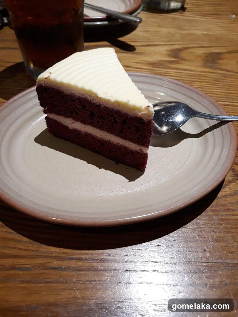 Slice of Red Velvet Cake