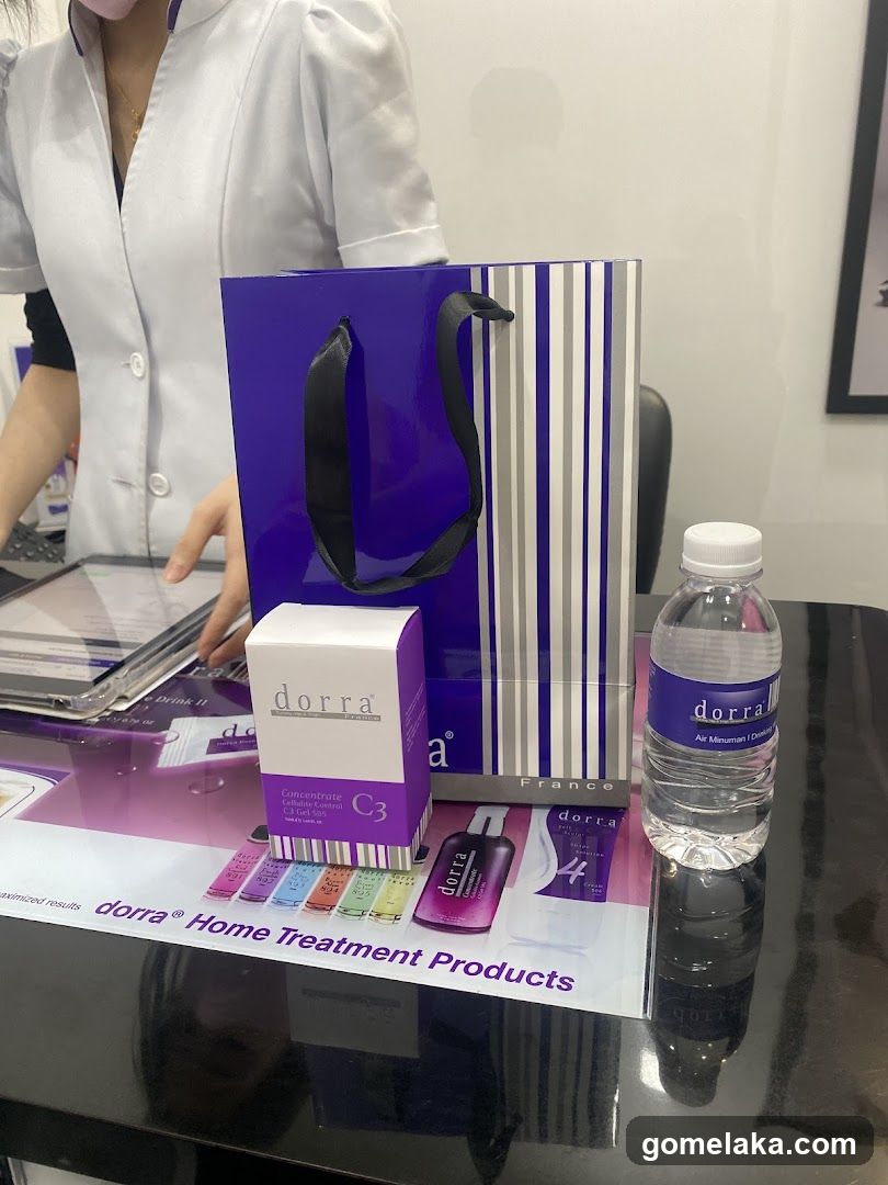 Dorra Home Treatment Products Display