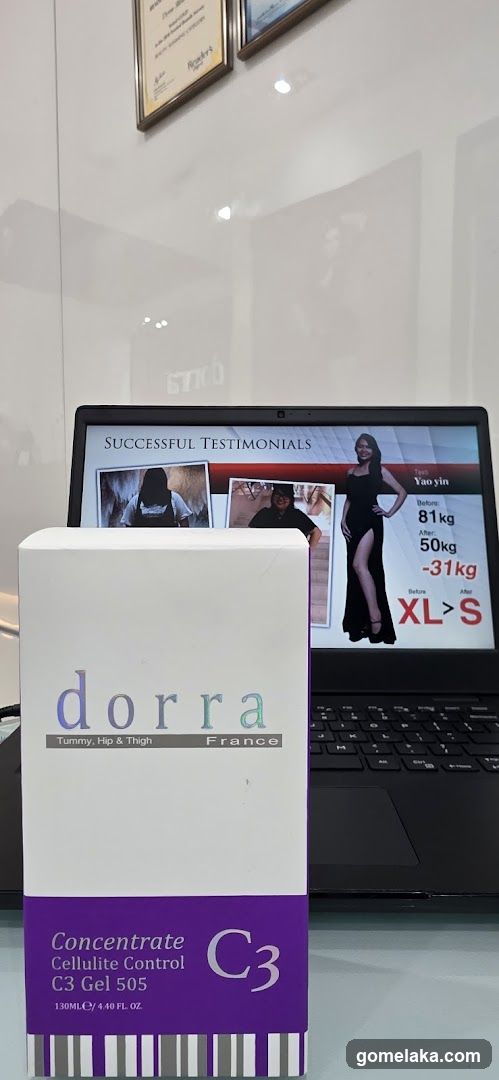 Product Display and Testimonial Screen