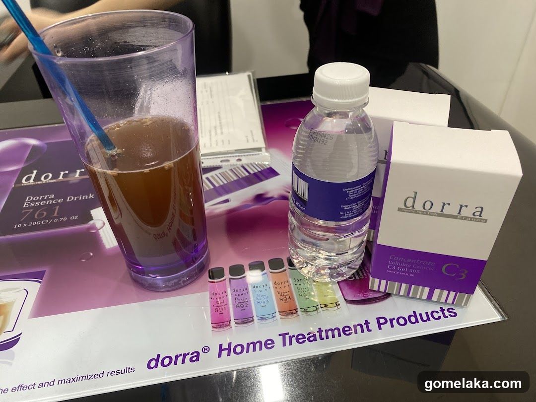 Dorra Home Treatment Products Display