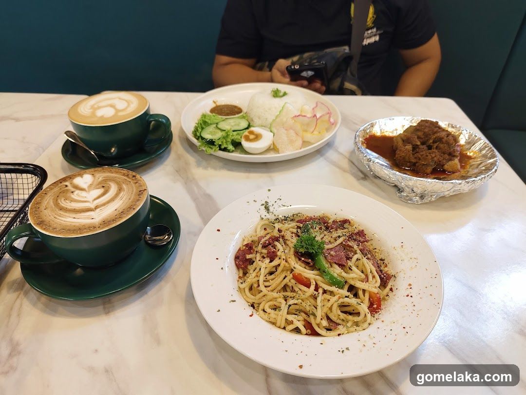 Table with Food and Drinks