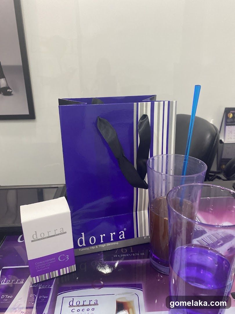 Interior Display with Dorra Brand Items