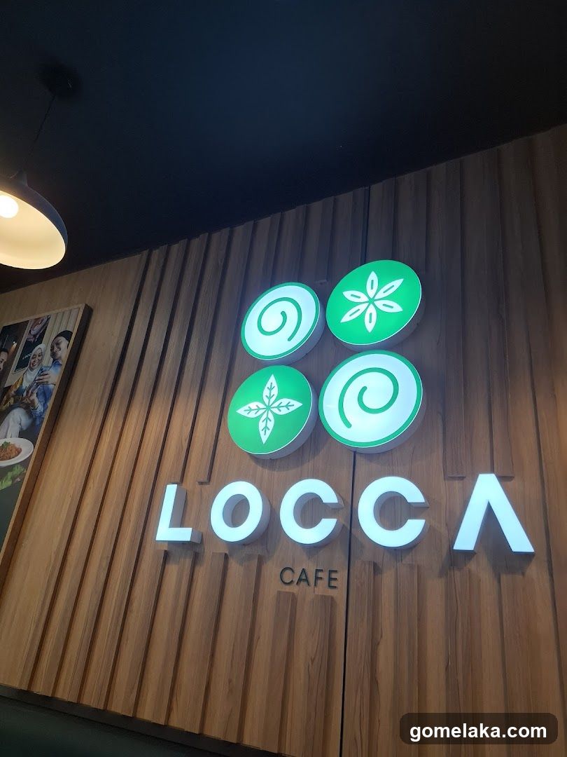 Locca Cafe Interior Signage