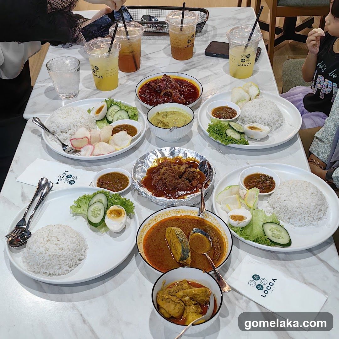 Table of Malaysian Cuisine