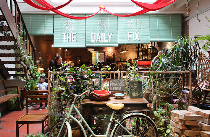 The Daily Fix Cafe pancake and coffee in Malacca