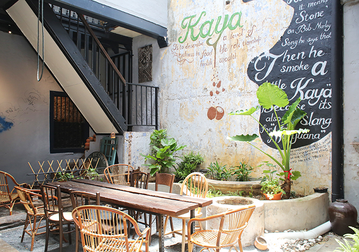 Kaya Kaya Cafe vintage interior in Malacca