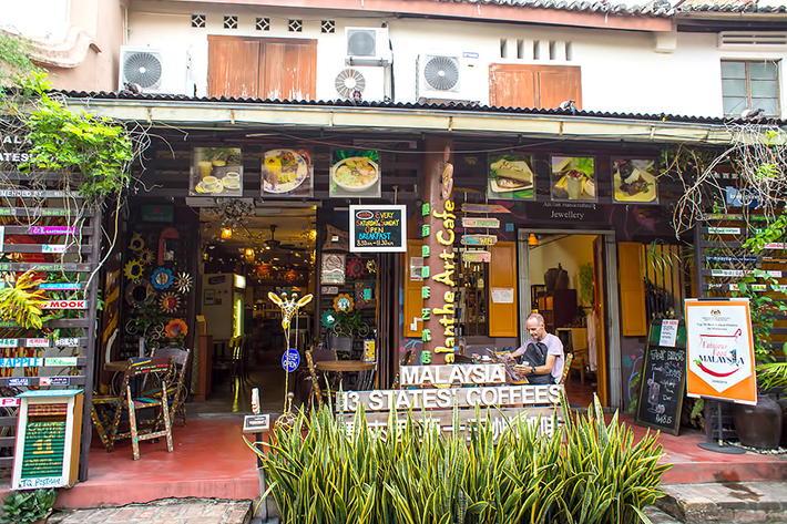 Calanthe Art Cafe coffee tasting in Malacca