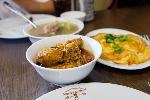Nancy's Kitchen Nyonya dishes in Malacca