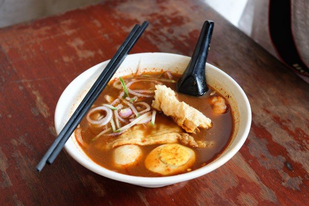 Nyonya laksa bowl at Jonker 88 Malacca